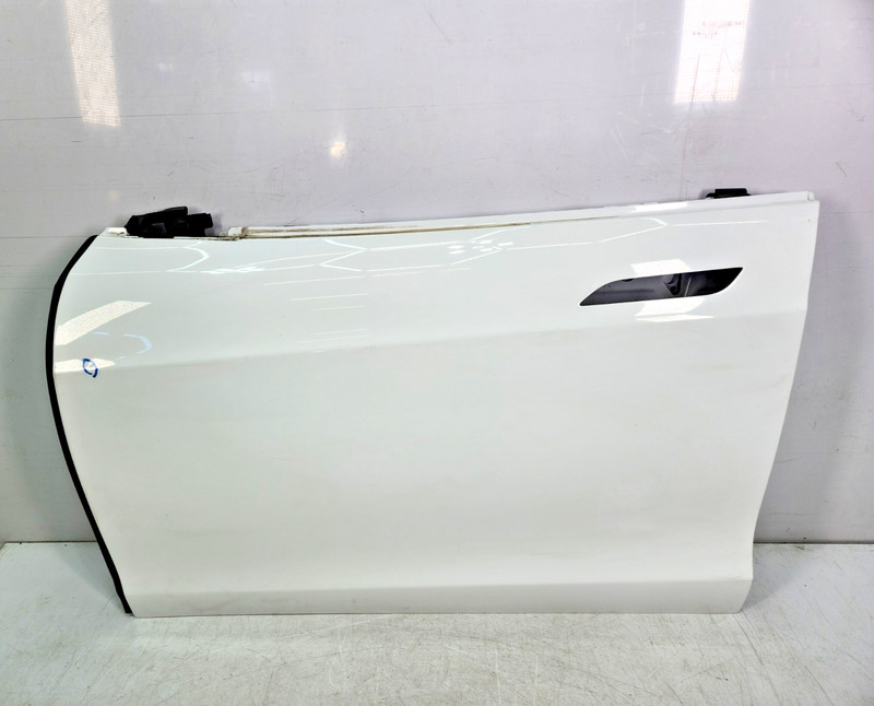 ✅ 12-16 OEM Tesla Model S Front Left Driver Door Shell Panel White PBCW NOTE*