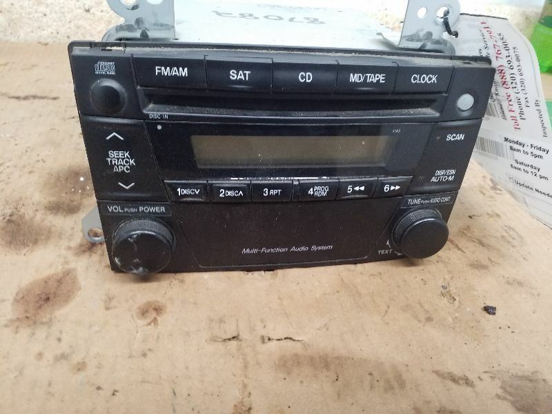 Audio Equipment Radio Am-fm-cd 200 Khz ID LE43669R0 Fits 04-06 MAZDA MPV 200061