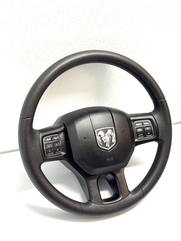 ✅2013-2024 RAM 1500 2500 3500 CLASSIC STEERING WHEEL BLACK 1VA49DX9AH OEM