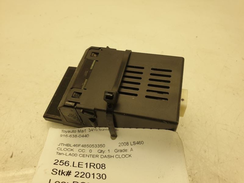 07 08 09 LEXUS LS460 INSTRUMENT DIGITAL CLOCK