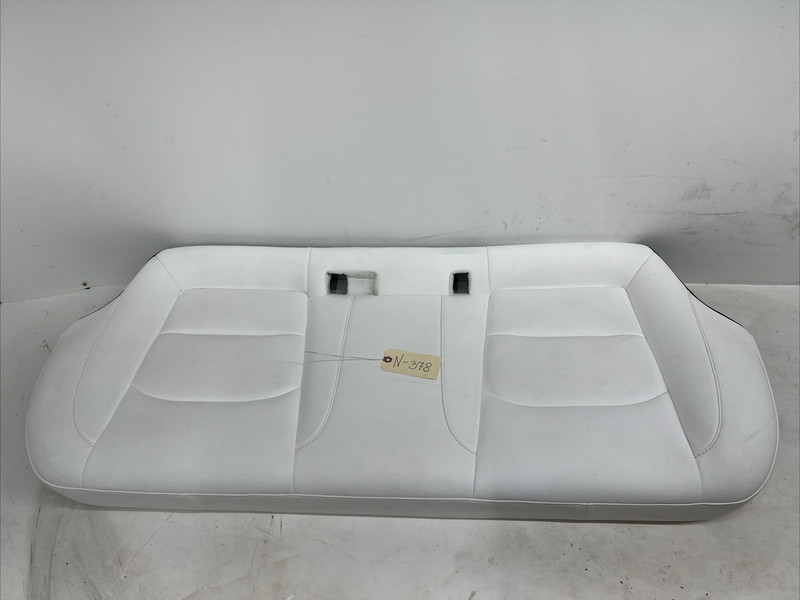 17-22 Tesla M3 Rear Lower Bench Seat Cushion Gen 2 White 1452685-00 N-378 UP