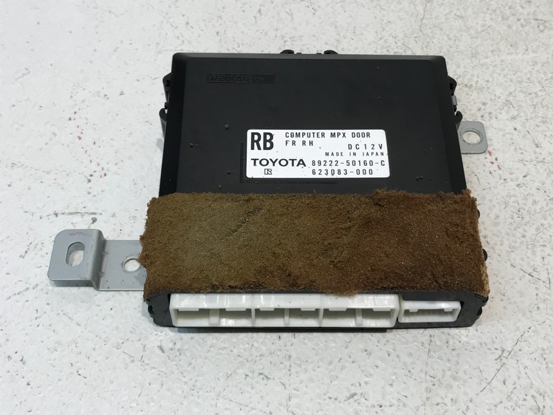 2001 LEXUS LS430 RIGHT PASSENGER FRONT DOOR CONTROL MODULE 89222-50160-C
