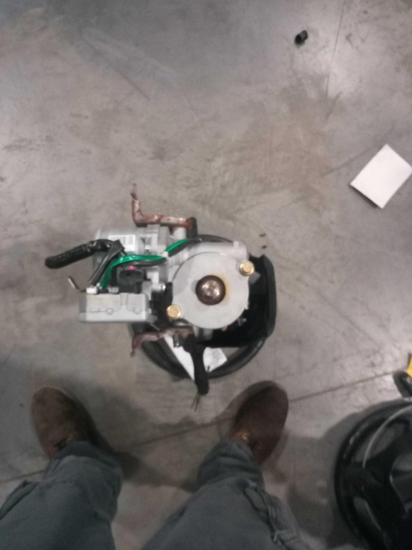 2017 Nissan Leaf OEM Steering Column Blue 74K Miles Genuine Used Part