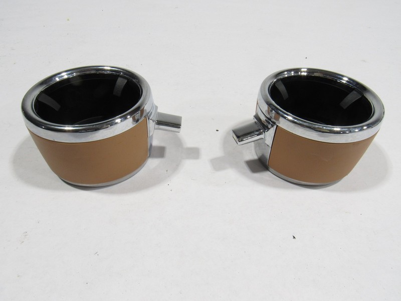 10-20 Bentley Mulsanne 2012 Left Right Center Console Cup Holder Set Pair @1