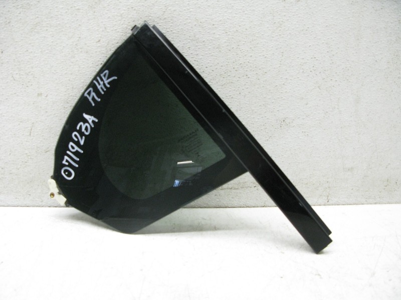 09-14 JAGUAR X250 XF XFR XFR-S SEDAN GLASS WINDOW QUARTER VENT REAR RIGHT OEM 0A