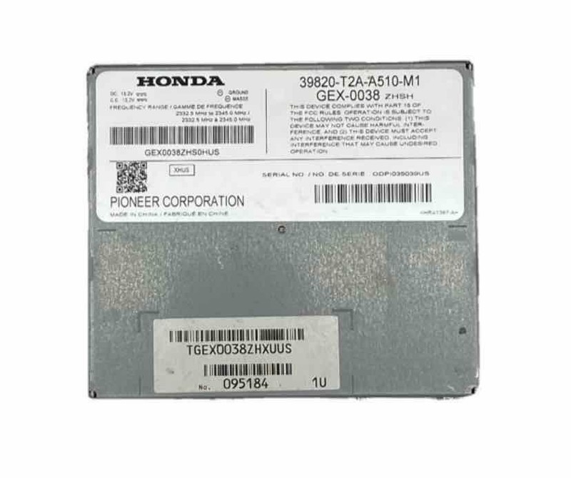 2014 2015 HONDA ACCORD SEDAN RADIO SATELLITE UNIT CONTROL OEM 39820T2AA51
