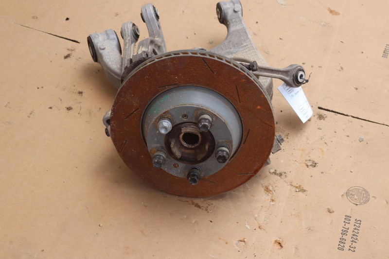 2014-2016 PORSCHE PANAMERA RWD REAR RIGHT SPINDLE KNUCKLE HUB W/ CONTROL ARM OEM
