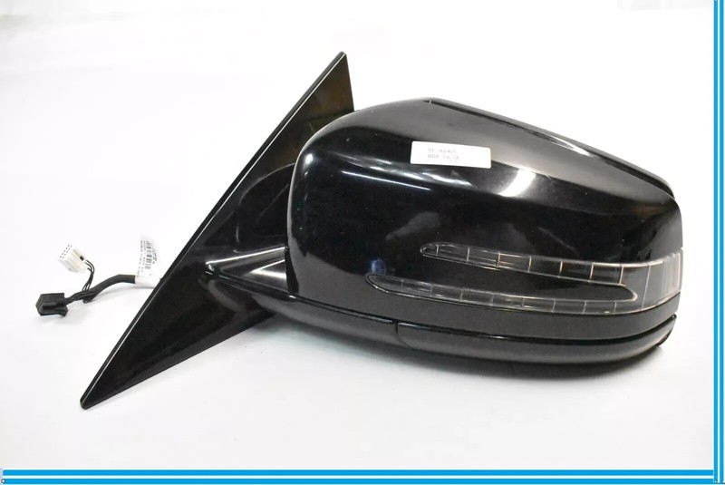 10-17 Mercedes W207 E550 E350 Left Driver Side Rear View Door Mirror Black OEM