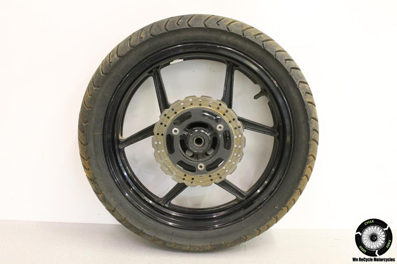 2008 Kawasaki Ninja 250R EX250J REAR WHEEL BACK RIM W TIRE BRAKE DISC EX 250 08