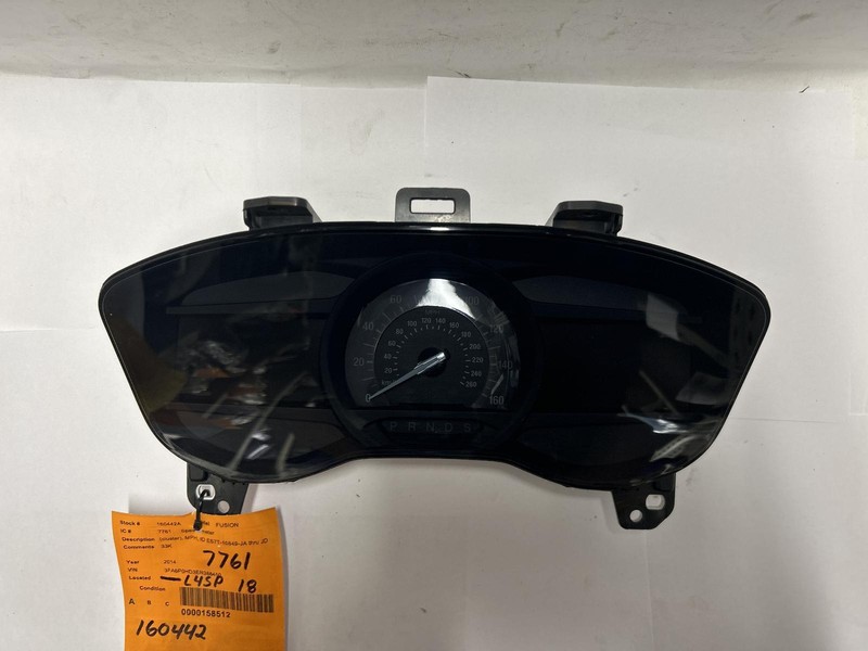 2014 FORD FUSION Speedometer cluster ES7T10849JD 33k miles OEM 14