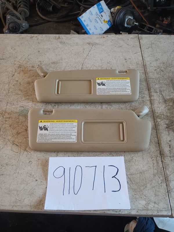 04-08 AUDI A4 Sun Visor Left Lh +rh Sun Visor 8e0857551aj5b9