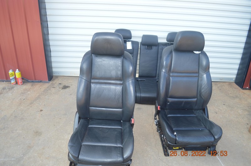 2010-2013 BMW X5 M FRONT REAR LEFT & RIGHT SIDE SEAT LEATHER ASSEMBLY SET OEM
