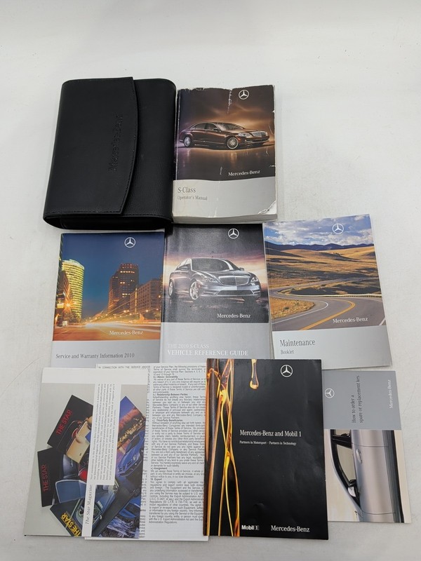 2010 Mercedes S450 S550 S600 S65 S63 Owners Manual NavigationGuide Set