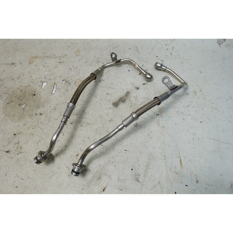 2019-2025 BMW F90 M5 F91 M8 S63 N63 Turbo Oil Supply Pipe Pair OEM