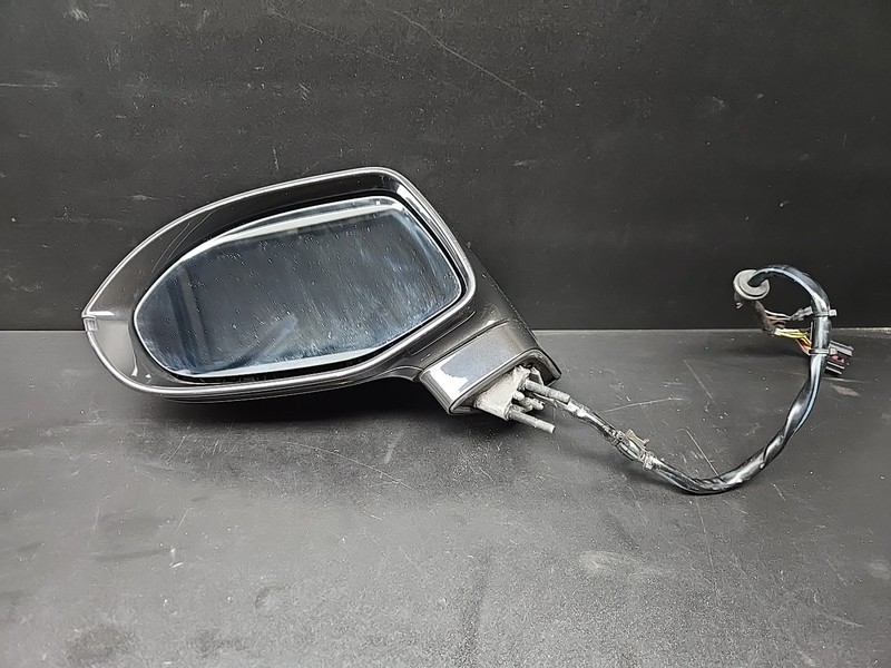 2012-2018 Audi A7 Quattro Front Left Driver Side View Power Mirror OEM Grey LX7U