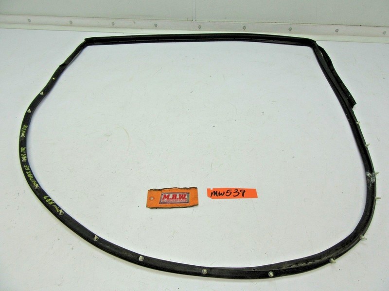 FITS 04-08 MAXIMA REAR DOOR PANEL SHELL RUBBER SEAL MOLDING STRIP CLIPS TO DOOR