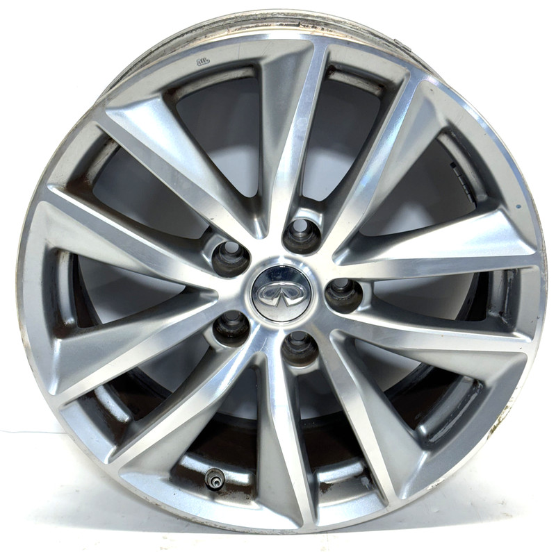 ✅2014-2017 INFINITI Q50 CHROME WHEEL RIM 17x7 V-Spoke 5 LUGS SILVER FACTORY OEM