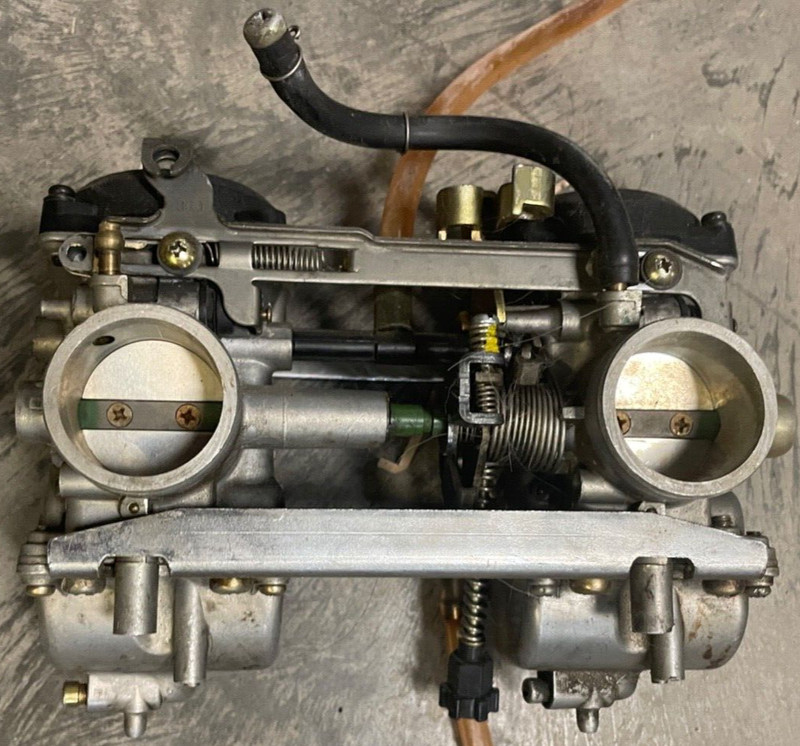 07 Kawasaki Ninja EX250 EX EX250F Fuel Gas Carburetor Intake Carb Body Throttle