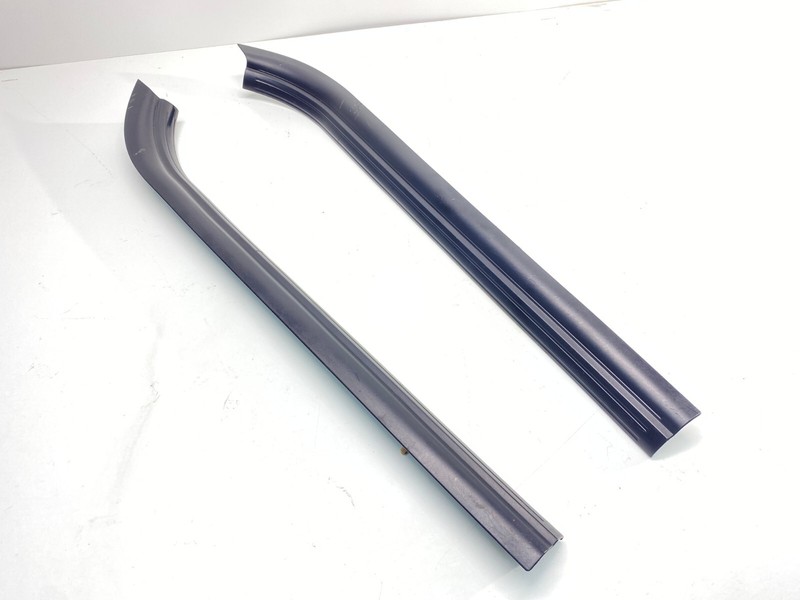 BMW E63 E64 645 650 M6 Front Door Entrance Sill Trim Panel Cover Black Set! OEM✅