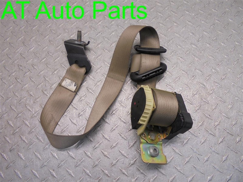2006 FORD F150 DRIVER LEFT REAR SEAT BELT RETRACTOR MILEAGE 29K TAN OEM