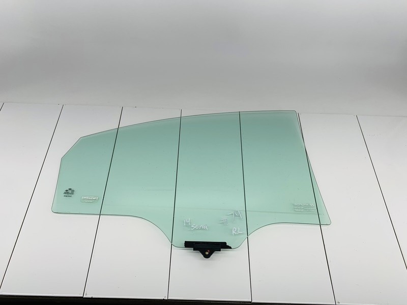 11-15 HYUNDAI SONATA REAR LEFT DRIVER SIDE DOOR WINDOW GLASS OEM #25