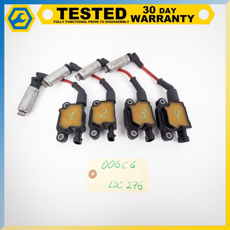 05-07 Chevy Corvette C6 LS2 6.0L engine IGNITION COIL SET OF 4 OEM 12570616