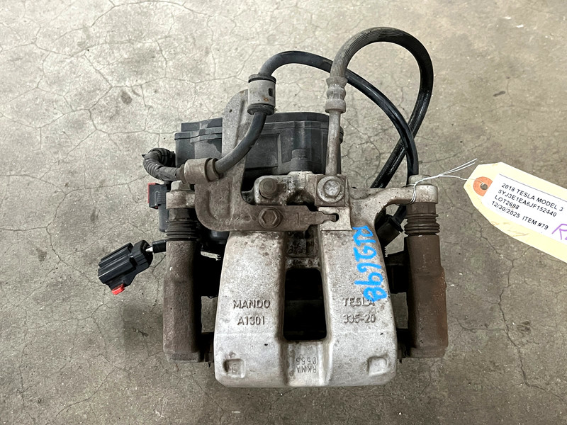 ⭐2017-2023 TESLA MODEL 3 RWD REAR LEFT SIDE BRAKE CALIPER LINE HOSE OEM LOT2698
