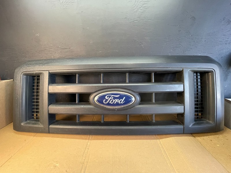 2008 to 2014 Ford Econoline E150 E250 Front Upper Black Grill Grille AC5304 DG