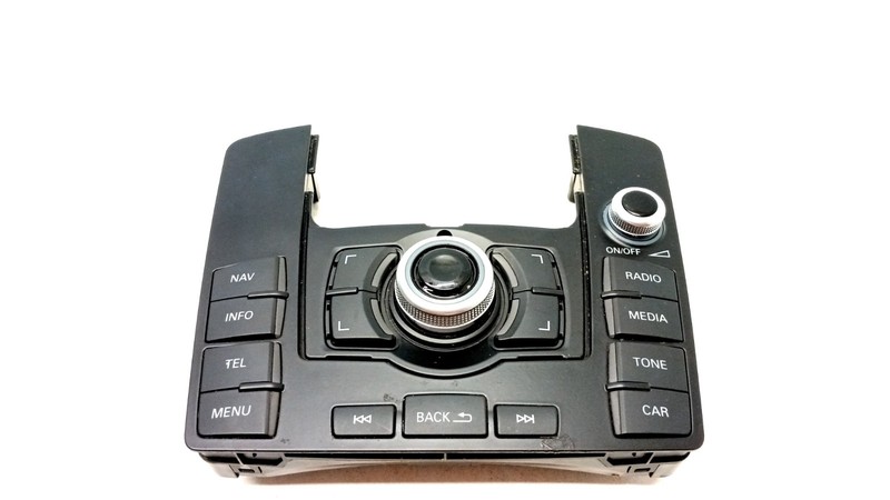 12-15 AUDI 4L Q7 FRONT CENTER CONSOLE MMI MEDIA NAVIGATION CONTROL SWITCH 080125