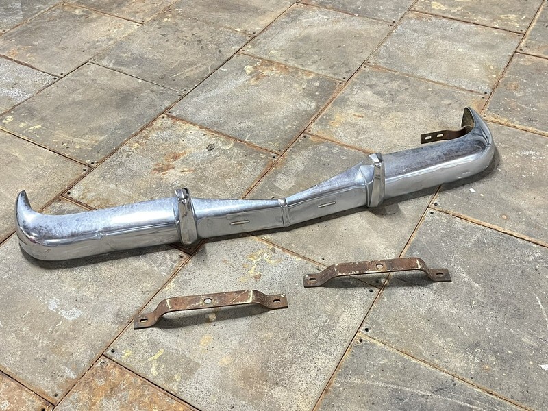 1965 Mercedes Benz W110 200D W 110 Front Bumper With Mount Brackets