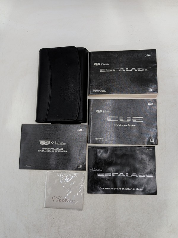 2016 Cadillac Escalade Owner’s ManualComplete SetNavigation W/ Case