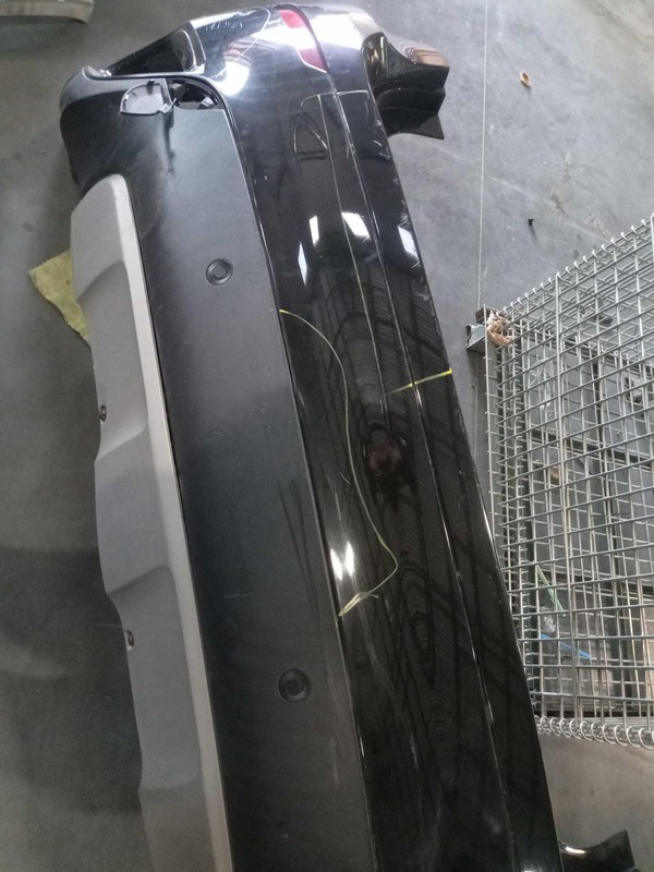 2013 BMW X6 Black OEM Rear Bumper Assembly - Used, 155K Miles, Warranty