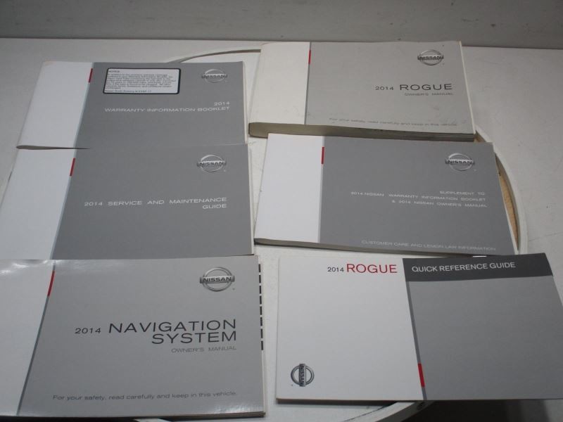 OWNER MANUAL FITS 2014 NISSAN ROGUE 40746