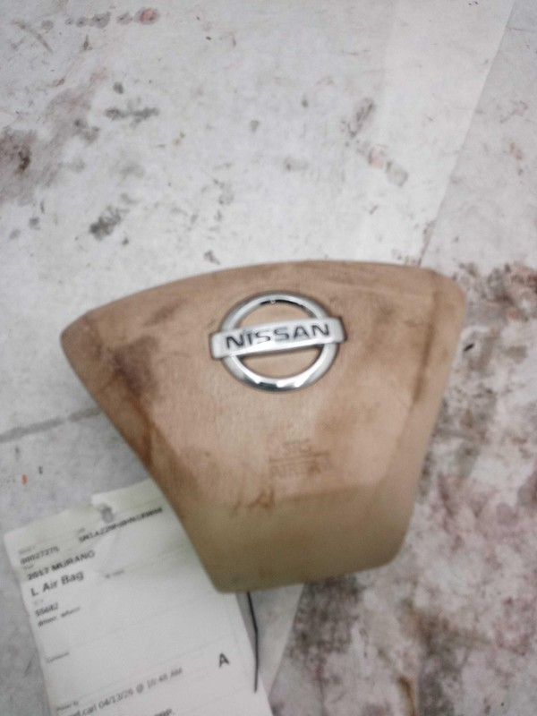 2017 Nissan Murano Steering Wheel Air Bag White Used OEM 143K Miles