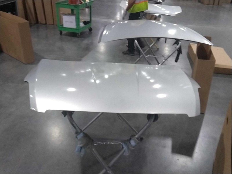 2008 Nissan Altima OEM Silver Hood Panel - Used, Scratches, 275k Miles