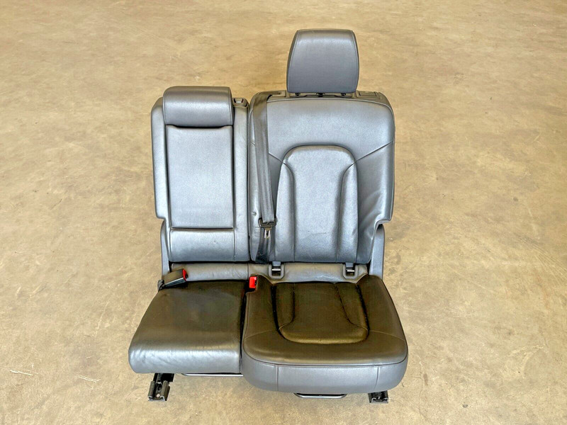 ⭐2007-2015 AUDI Q7 REAR 2ND ROW LEFT DRIVER SEAT SET WITH ARMREST OEM LOT2478