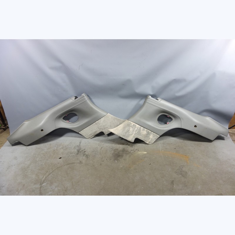 2003-2005 Porsche 996 911 Turbo Rear Interior Trim Panel Pair Graphite Grey OEM
