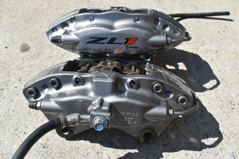 2016-2024 Camaro ZL1 BremboPerformance REAR PAIR Brake CalipersOEM *GRAY*
