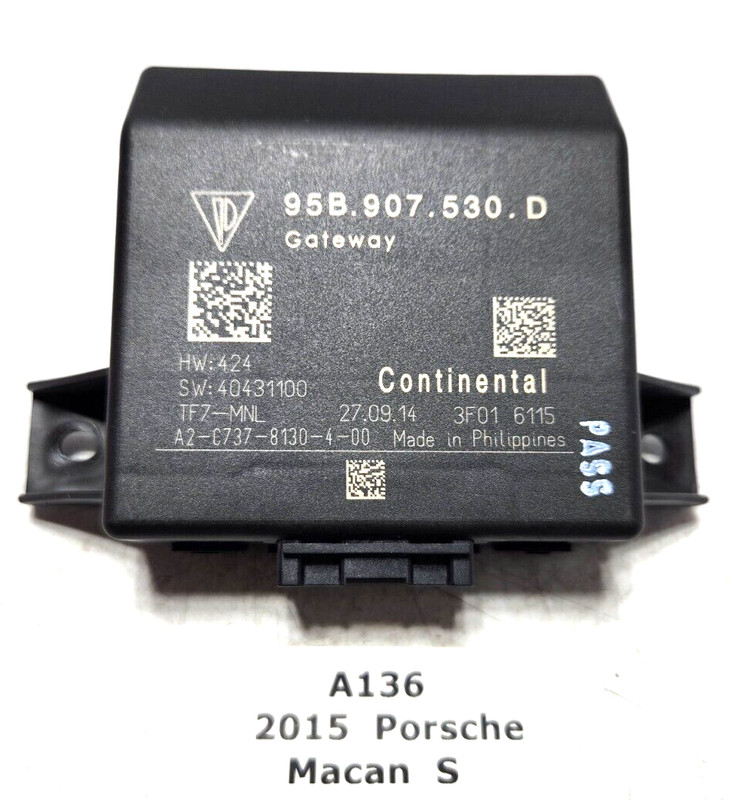✅ 15-18 OEM Porsche Macan S 95B Gateway Control Module Unit