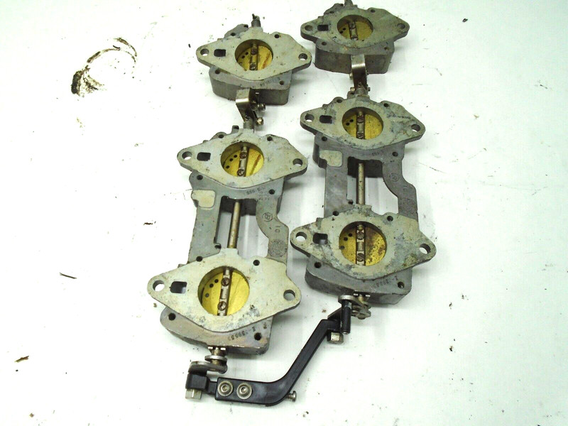 THROTTLE BODY ASSY (PAIR) 339553 339105 JOHNSON EVINRUDE OUTBOARD 185-250 HP