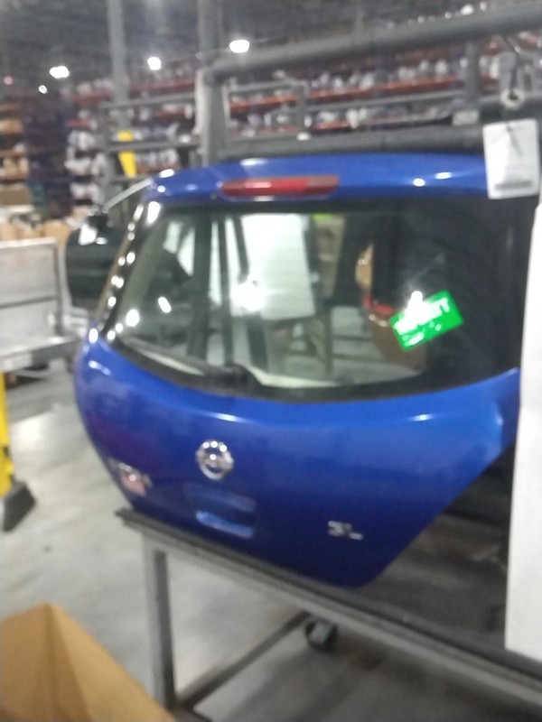 2009 Nissan Versa Blue Deck Lid Trunk Lid OEM Used 79K Miles NJ25-26386-671233