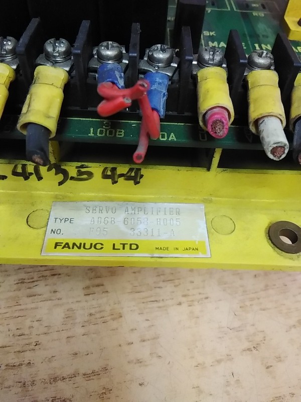 Fanuc A06B-6058-H005/ A350-1003-T084/04 Servo Amplifier A20B-1003-0090/05A