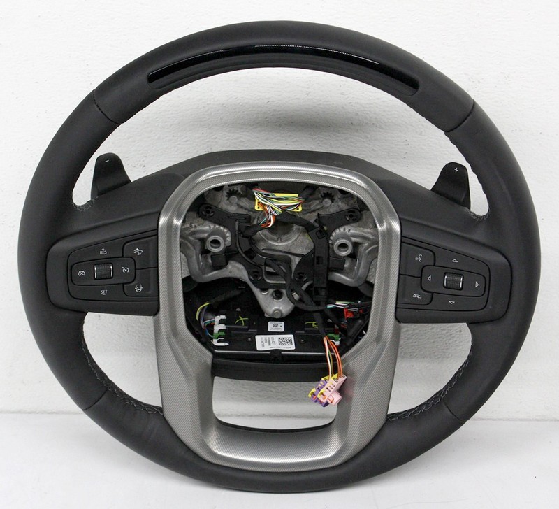 OEM Steering Wheel For 2023 GMC Sierra Denali 1500 Black 85594277 Impressions