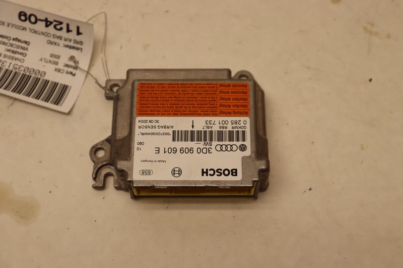 2003-2011 BENTLEY CONTINENTAL GT SRS RESTRAINT AIR BAG CONTROL MODULE OEM
