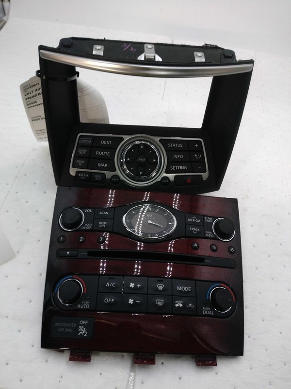 2017 INFINITI QX50 A/C Selector Switch OEM Maroon 82K Miles NJ25-25647-649412