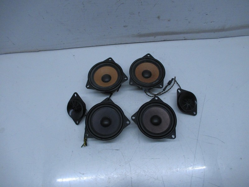 04-07 BMW E60 E61 5 SERIES INTERIOR SPEAKER TWEETER SET OF 6 ITEMS OEM