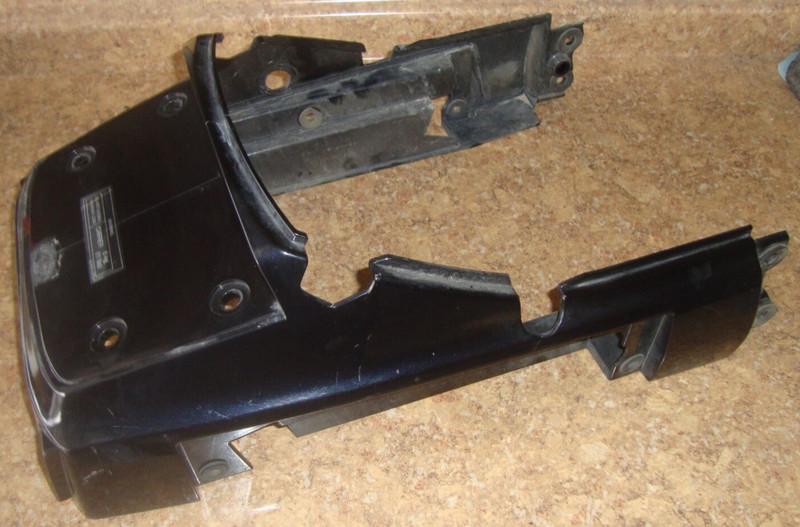 2004 Kawasaki ZG1000 ZG 1000 Concours Rear Fender Black Cowl Tail Fairing Black