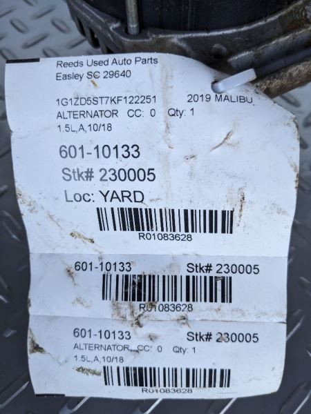 Alternator Fits 19-21 MALIBU 1083628