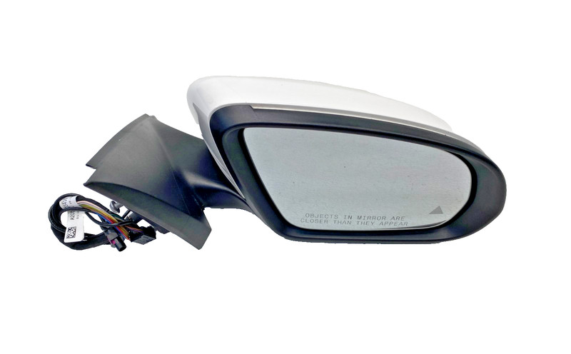 15-18 MERCEDES C300 W205 RIGHT SIDE SIDEVIEW MIRROR ASSEMBLY WHITE OEM #A0.67