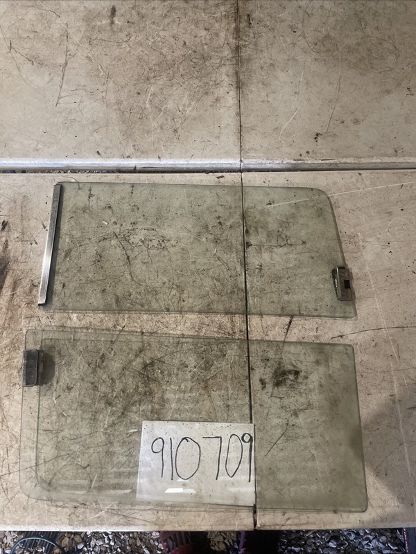 1963 Studebaker Champ Sliding Rear Window OEM Pickup Back Glass Set